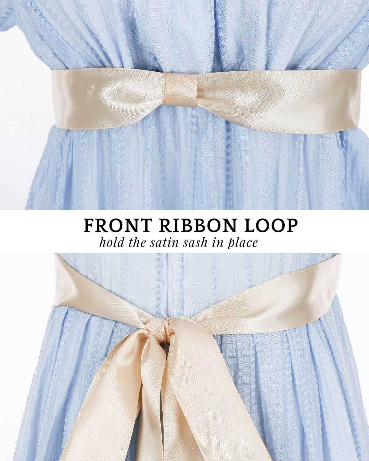 Nuoqi Regency Dress for Women - Empire Waist Era Gown - Image 5