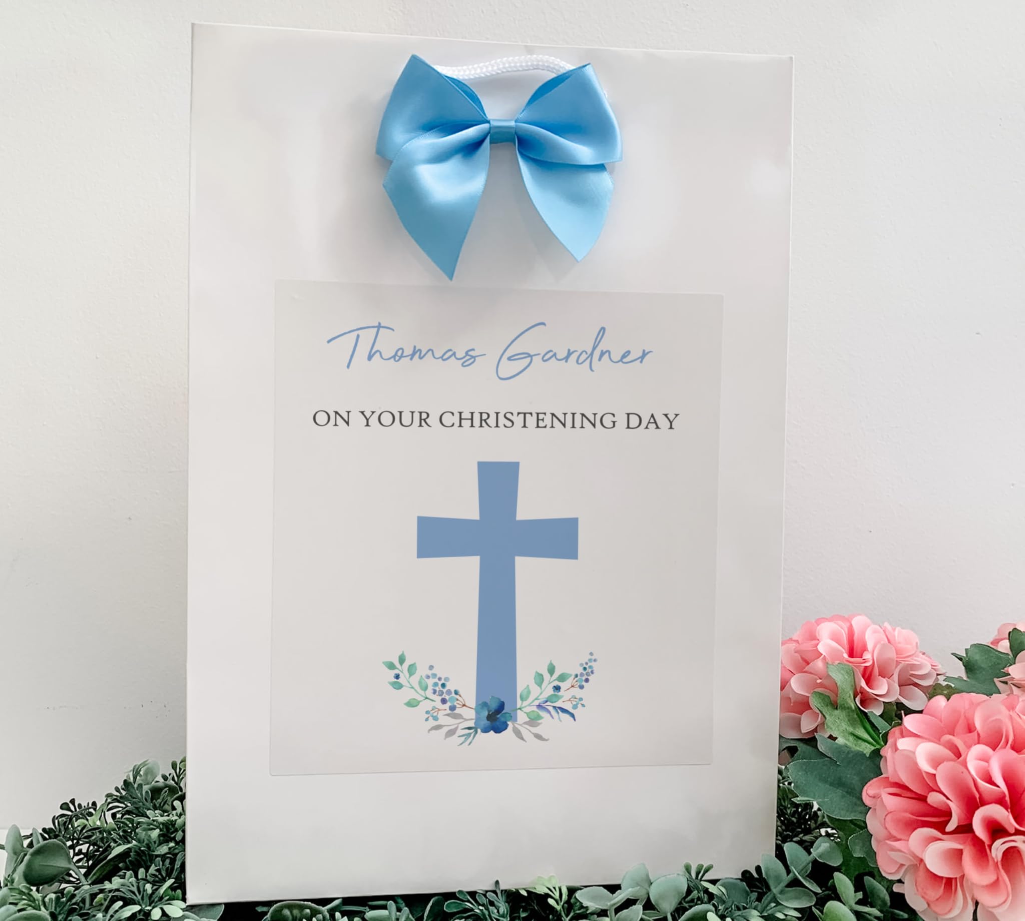 Personalised Christening Gift Bag