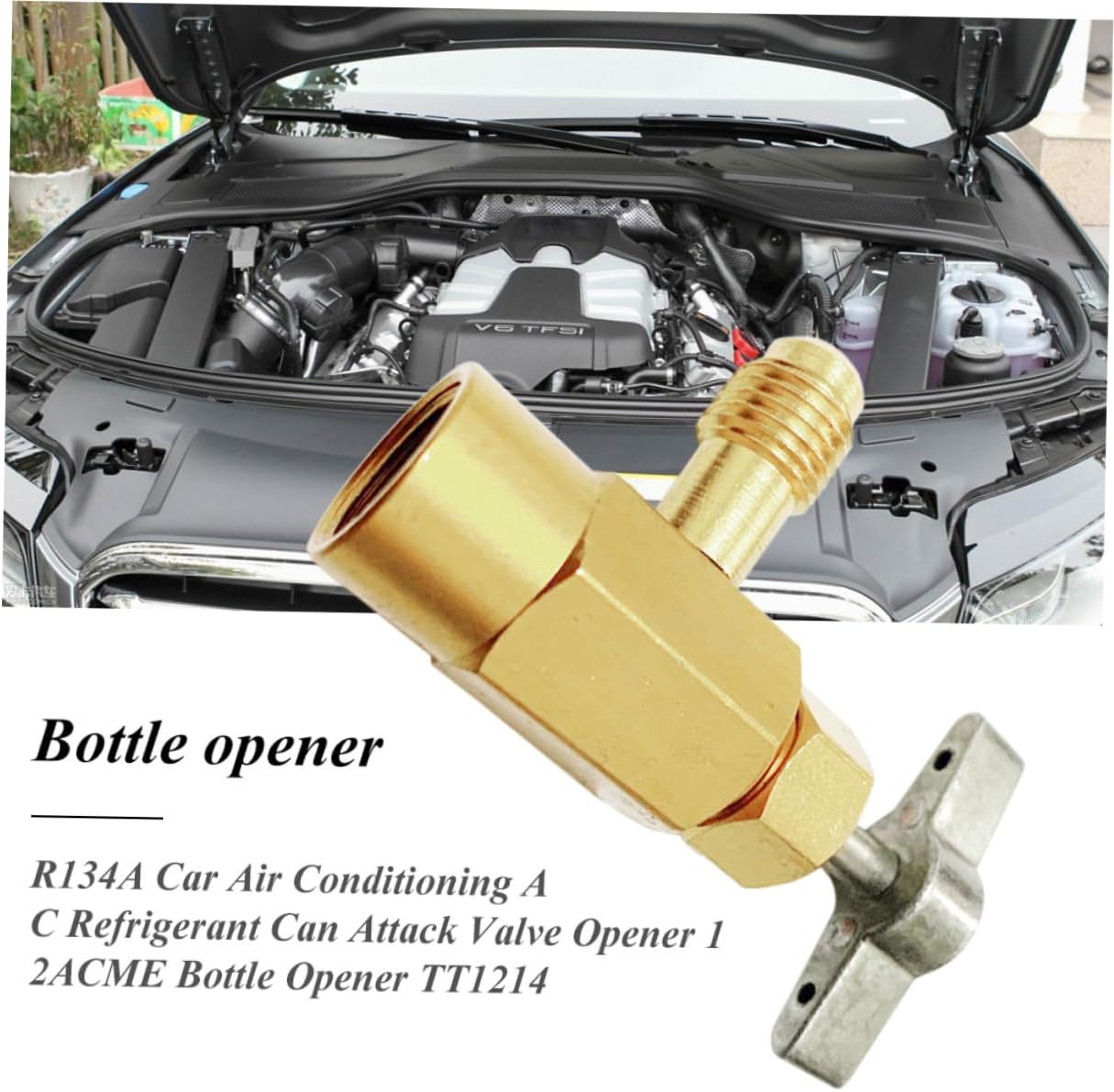 1 Set R134a Can Opener Tool Self-Sealing Can Tap Valve Core Removal for R-134a