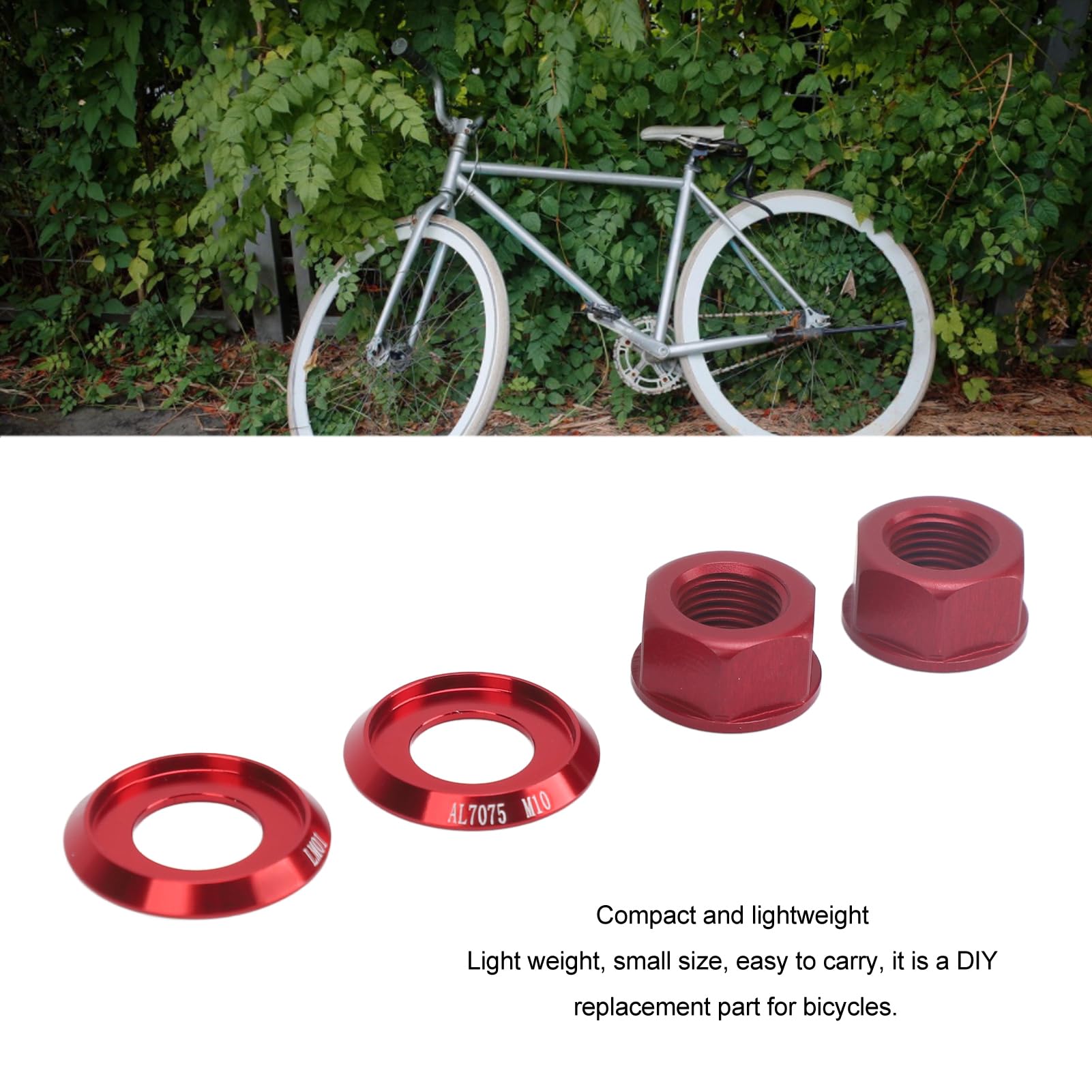 Écrou de moyeu de roue RC SCX24, alliage d'aluminium, résistant à l Écrou de moyeu de roue RC SCX24, alliage d'aluminium, résistant à l