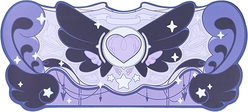 Miniatura 8 de GeekShare Alfombrilla de mouse grande para juegos, Kawaii rosa, antideslizante, con parte trasera de goma antideslizante, alfombrilla de escritorio