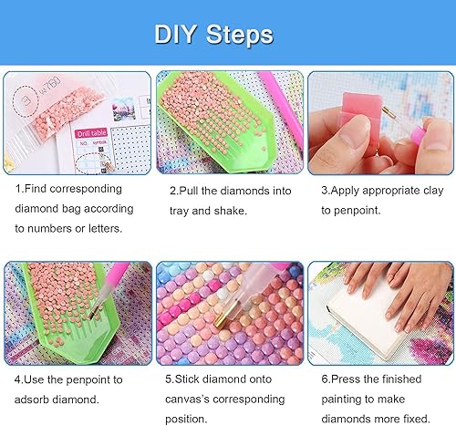 Miniatura 7 de Juegos de pintura de diamantes de playa para adultos y niños principiantes pintura de diamante oceánico puesta de sol para regalo decoración de