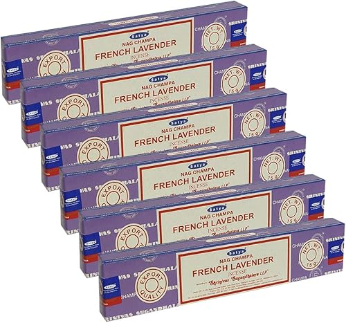 Vista 135 de Satya Sai Baba Nag Champa - Varitas de incienso de 0.53 oz y soporte - Paquete de 6 (aproximadamente 90 varillas)