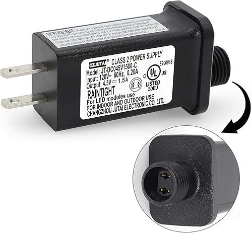 Miniatura 7 de Fuente de alimentación para CZJUTAI JT-DC045V1500-IP44 4.5V6.75W 6W 4.5W 3.6W para iluminación de Navidad, cadena de luz, luz de proyector, lámpara