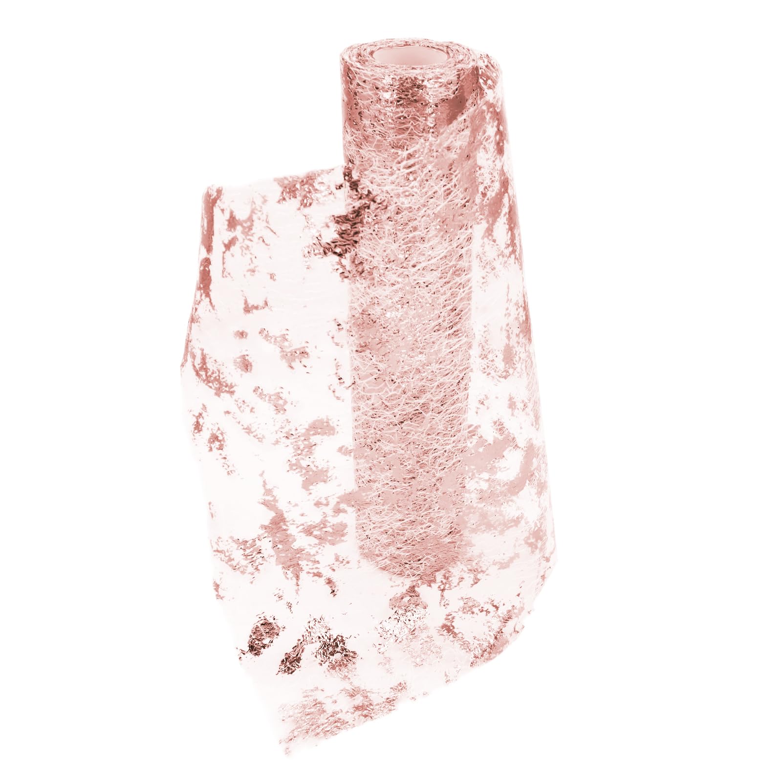 chemin de table filet or rose 28cmx10m