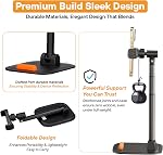 Adjustable Multitask Dual Stand Phone Holder & Tablet Stand. Desk Phone Stand for Filming in Bed & Kitchen. Phone Stand for Recording. Compatible with iPhone & Samsung, iPad, Kindle (White)