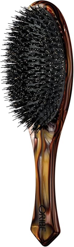 Oribe Flat Brush - Gently Detangles & Smooths Hair - Sleek, Shiny Finish
