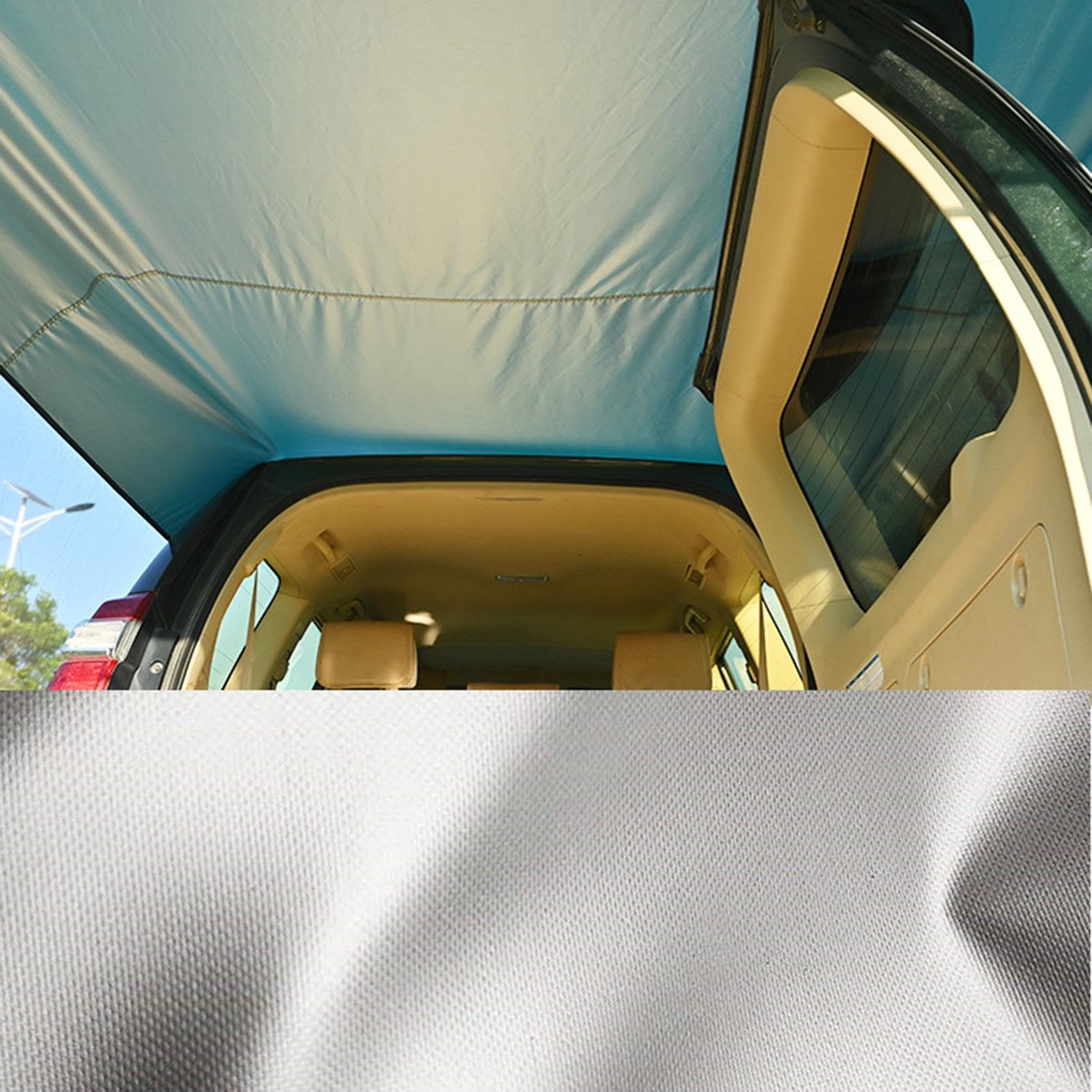 Tenda da Campeggio per Auto, tende SUV per il Campeggio Tenda | portellone della Rete dello schermo del baldacchino 'Automobile Protezione UV, Tenda da Tetto Antivento, Tenda da Campeggio p