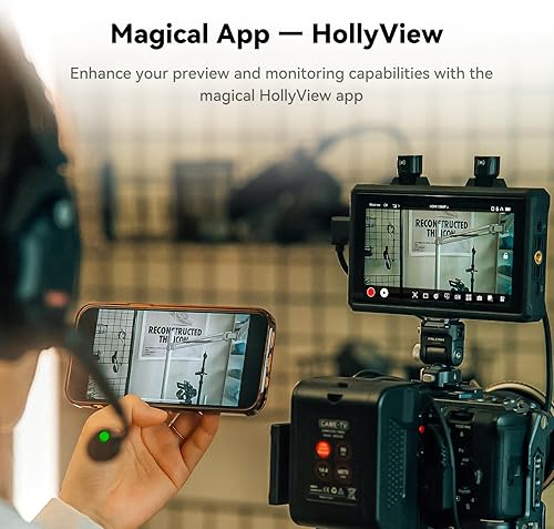 Miniatura 4 de Hollyland Mars M1 - Transmisor inalámbrico mejorado y receptor y monitor, 3 en 1, sistema de transmisión de video inalámbrico SDIHDMI con rango Los