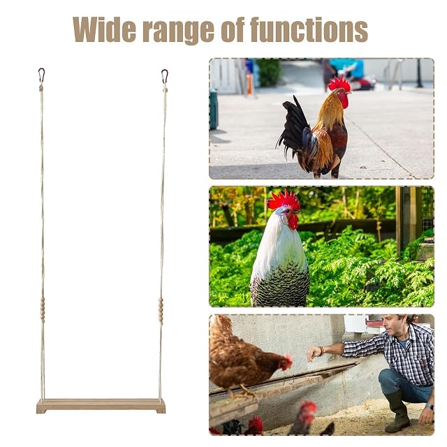 Foto 4 de 8 de Columpio de Percha para Pollos, Columpios de Pollo para gallineros - Escalera para Percha de Pollo