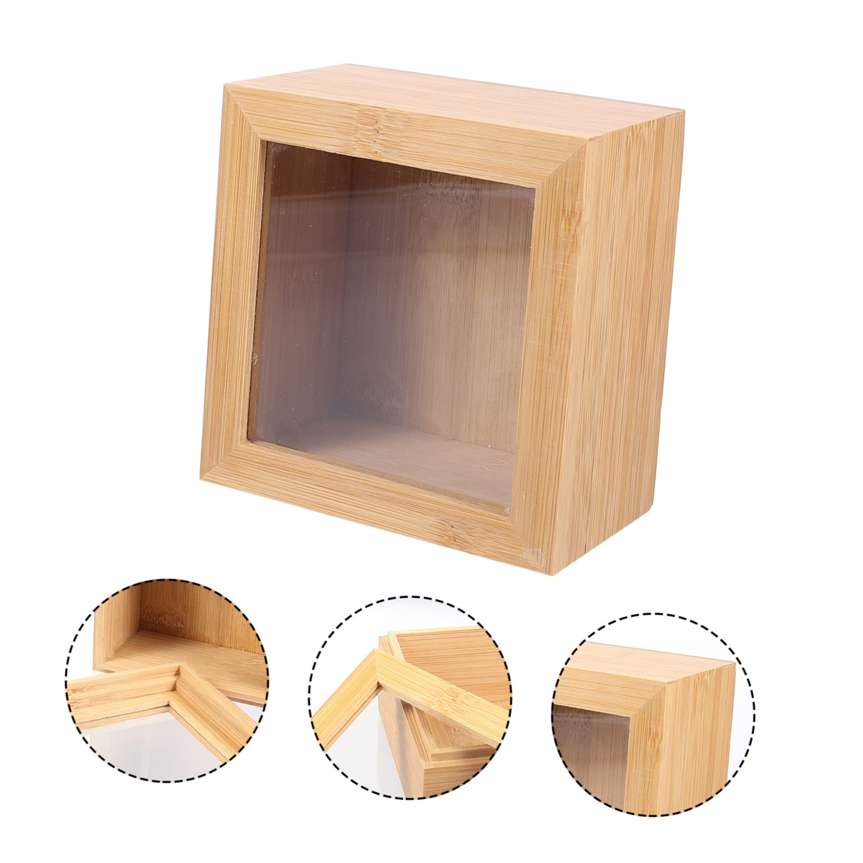 Alipis 9pièces Boîte De Rangement Carrée Avec Couvercle Pour Bijoux Et Petits Objets Organisateur De Bureau Naturel Pratique Et Élégant