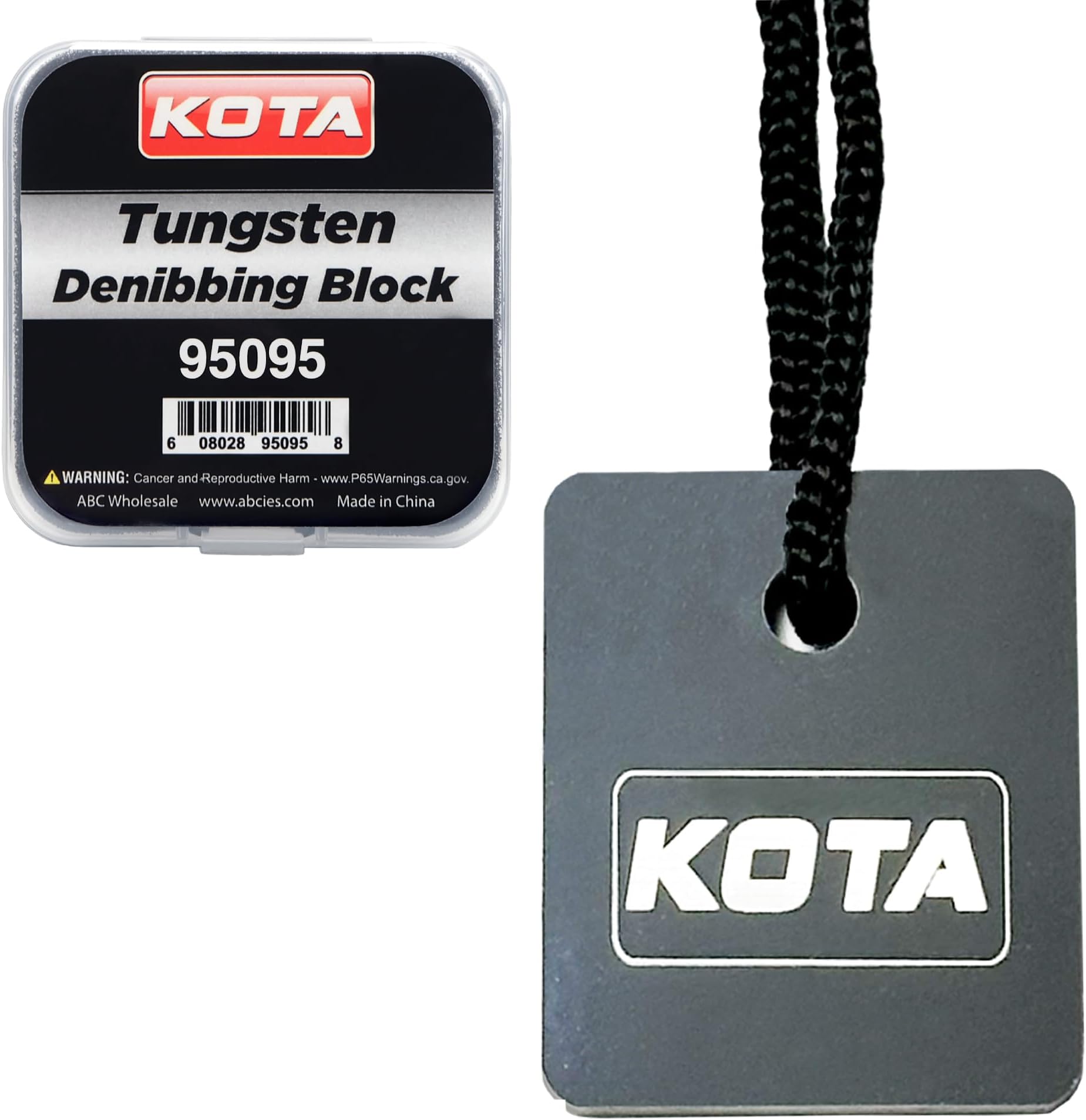 LAUCO Tungsten Denibbing Tool – Paint Run Removal Block with Denibbing Blade for Dust Nibs, Drips, Sags, Overspray & Imperfections, 95095, – Pro Auto Body & Wood Finishing Tool