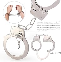 Vista 5 de Beelittle - Kit de policía, gorro de policía con esposas, walkie talkies, esposas, placa y lentes