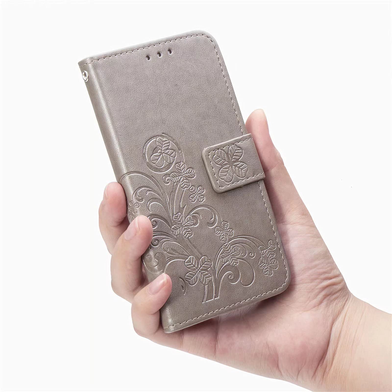 Housse Portefeuille Avec Coque Pour Xiaomi Poco C40 - Cuir Synthétique Noir - Neuf