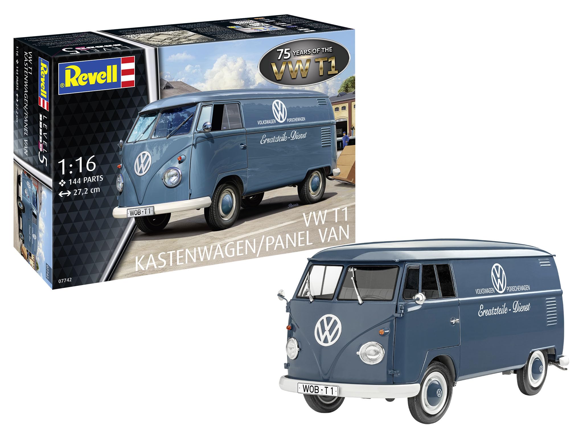 Amazon.com: Revell Model making VW T1 Panel Van - 75 years
