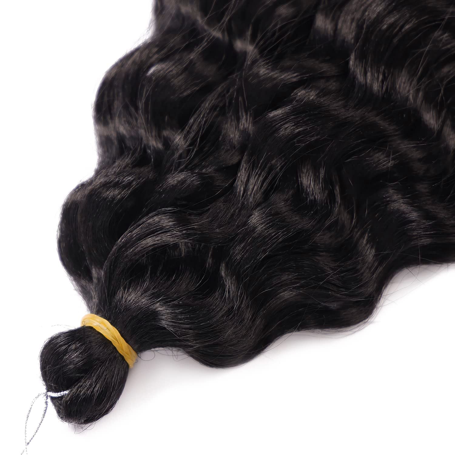 MAYSA Ocean Wave Crochet Hair 30inch Curly Crochet Hair Extensions 6Packs Deep Wave Crochet Hair Extensions for Black Women #2 Dark Brown