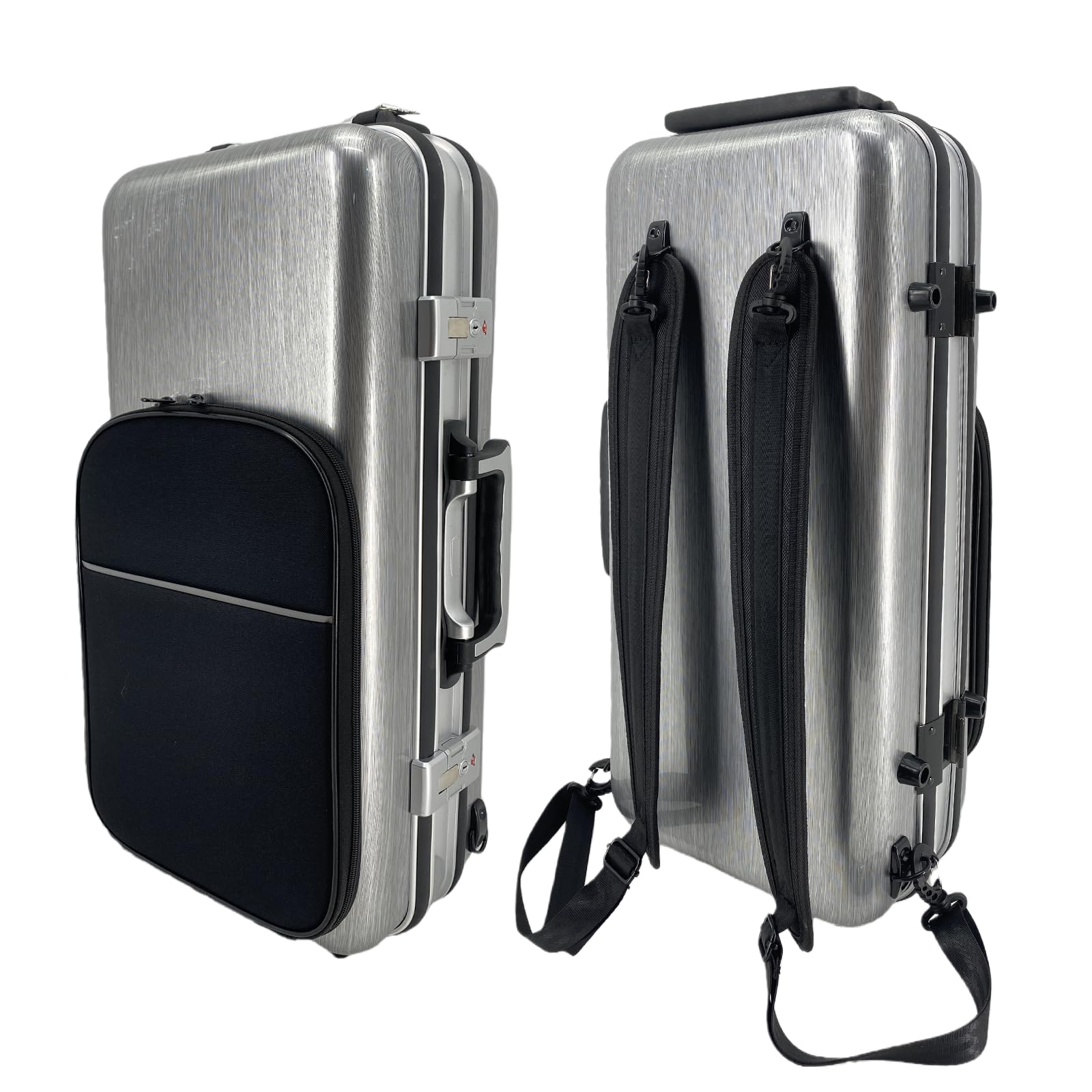 Funda para saxofón alto, bolsa de fibra de carbono para saxofón alto con bolsa para partituras, asa/correas de hombro, bolsa de transporte acolchada gruesa para accesorios de saxofón
