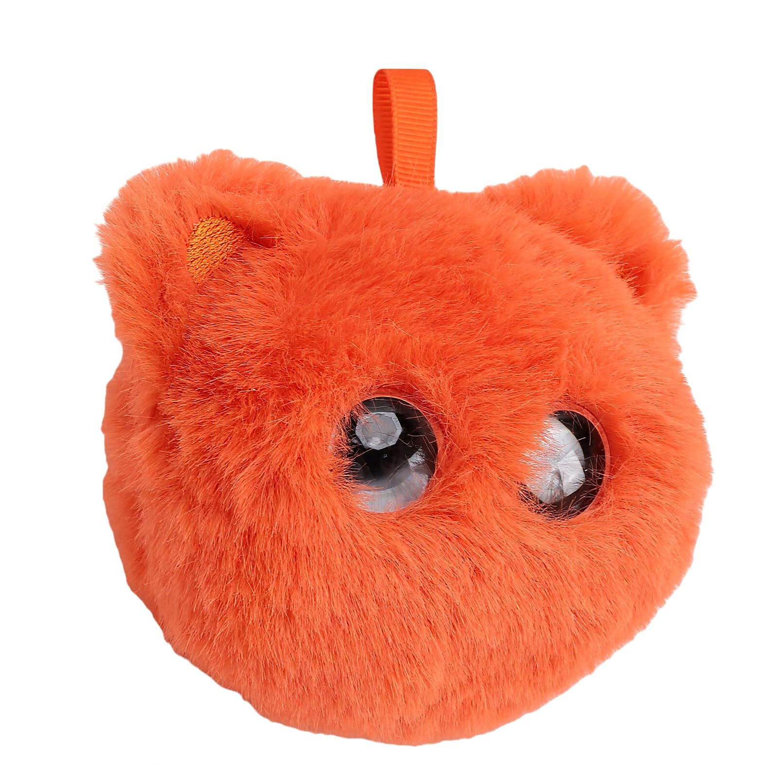 Sxhlseller Peluche de Gato Inteligente con IA, Compañero Parlante Interactivo con Chat Multilingüe, Juego de Roles Adaptativo, Aplicación de Clonación de Voz, Robot con IA de Aprendizaje (Orange)