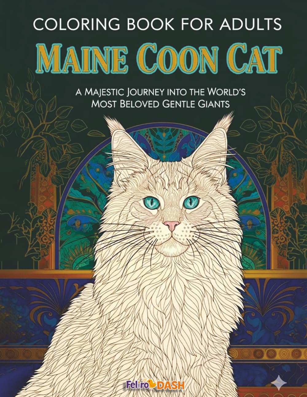 Maine Coon Cat Coloring Book for Adults: A Majestic Journey into the World's Most Beloved Gentle Giants