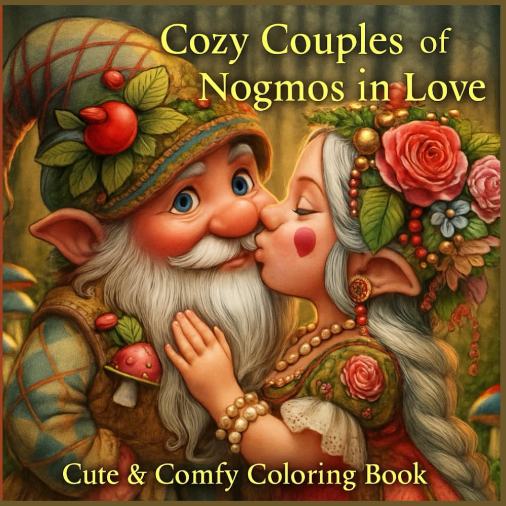 COZY COUPLES OF NOGMOS IN LOVE: Cute & Comfy Coloring Book