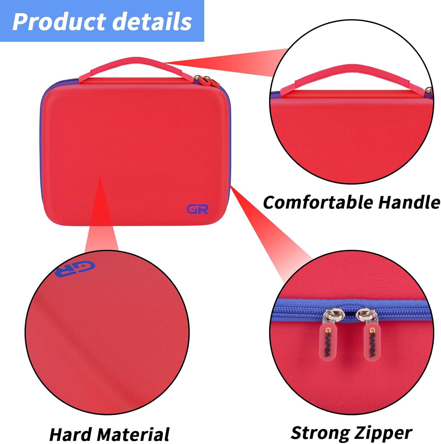 Blue & Red, 2 Cases Compatible with Little Tikes for Story Dream Machine Books Starter Set (Box Only)
