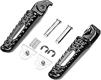 Vista 2 de Compatible con Honda CBR 600RR Juego de soportes de estriberas traseras 2005-2006 (Estriberas traseras -2)