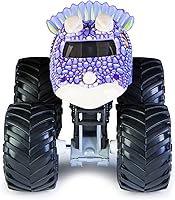 Vista 4 de Monster Jam Camión fundido a troquel 1:64 Spin Master 2022 con accesorio adicional: Ataque jurásico favorito de arena