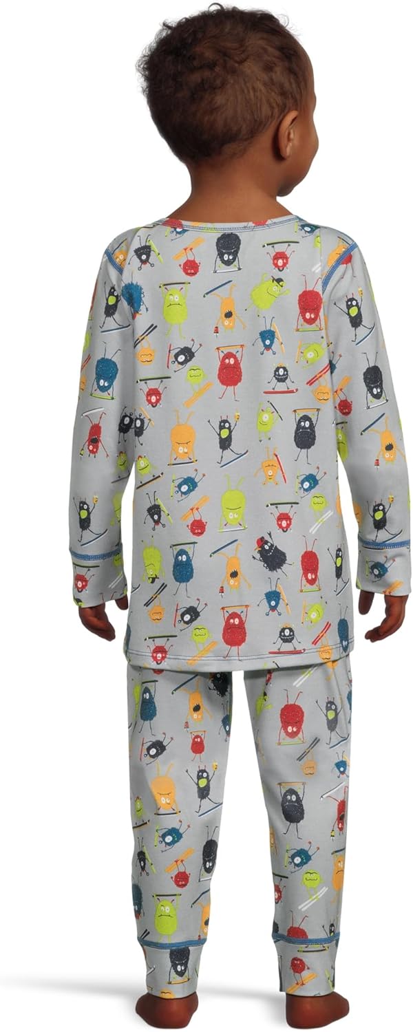 Hot Chillys Toddler Originals Print Moisture-Wicking Thermal Breathable Base Layer Underwear Set Elastic Waistband Flat Seam