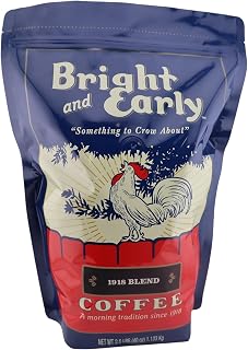 Bright and Early Coffee Ground 1918 Blend, Medium Roast (2.5lbs) - Pack of One