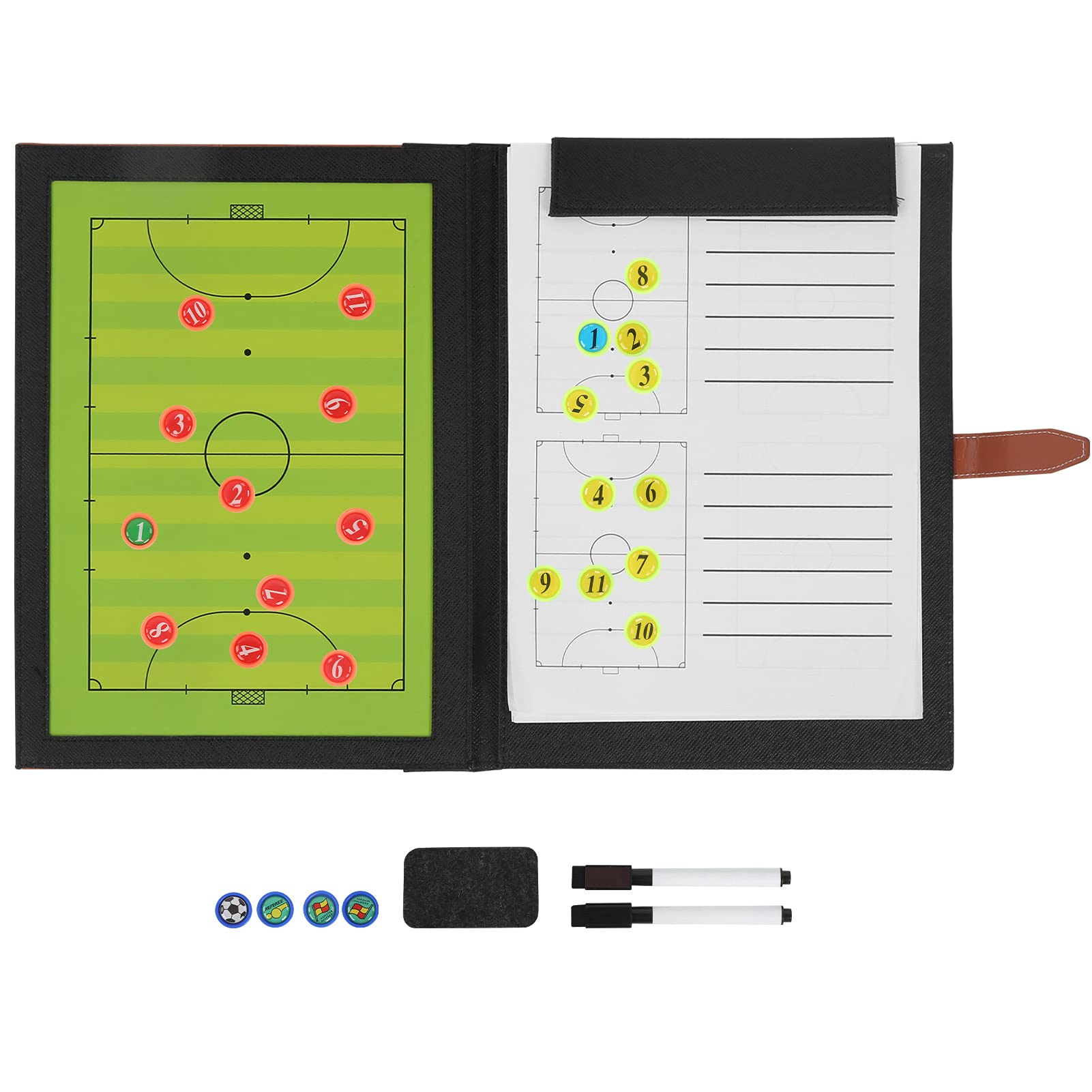 Magnetic Coaching Board, Football Coaching Board High Strength for Football Coaching for 5-a-side