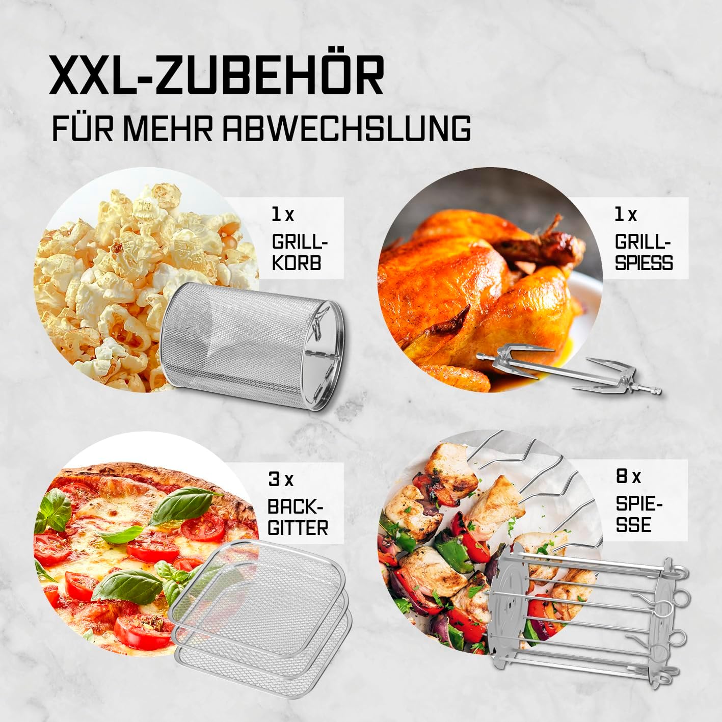 XXL accessories for GOURMETmaxx Air Fryer