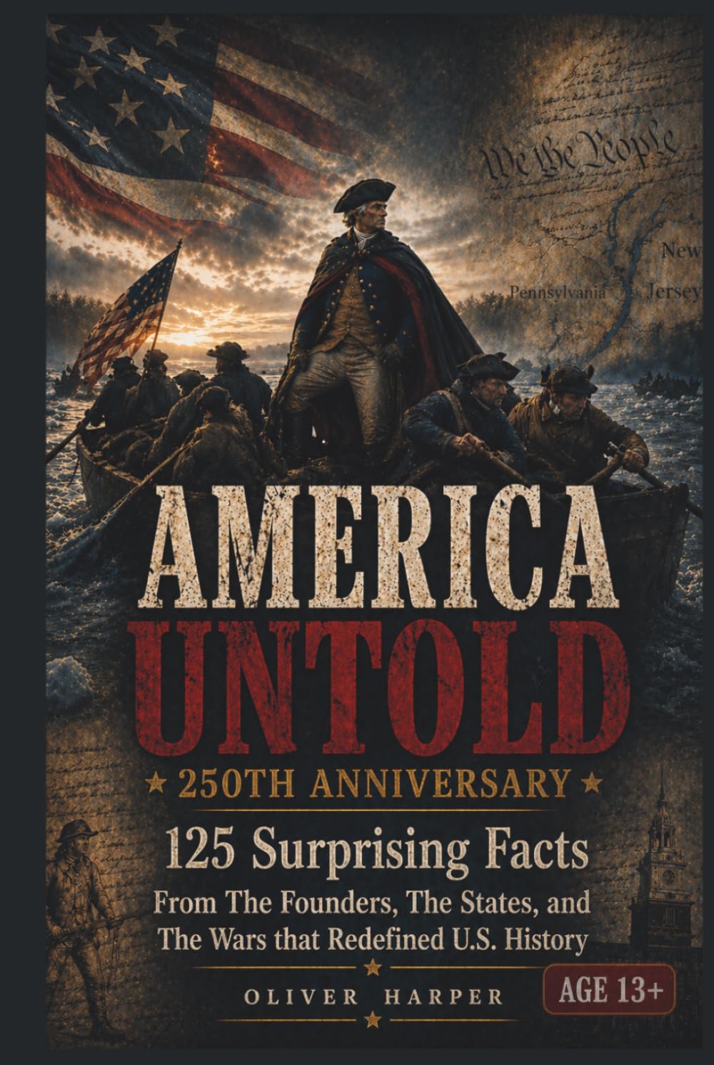 AMERICA UNTOLD 250th ANNIVERSARY: 125 Surprising Facts From The Founders, the States, and The Wars That Redefined America (America Untold: The 250th Anniversary Collection)