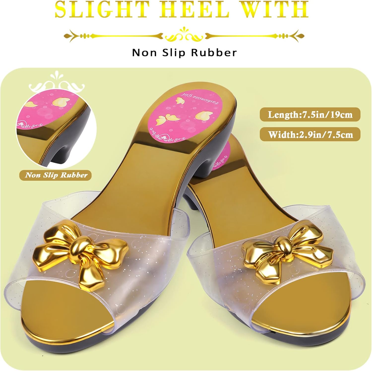 Latocos 17 Pcs Girls Princess Dress Up Trunk Role Play