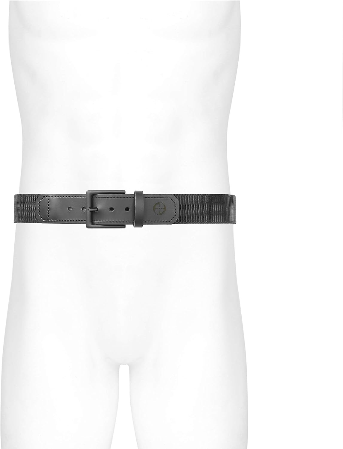 LA Police Gear Leather Tip Competition Shooting Men's Belt, Tactical Men's Belt, Range Belt