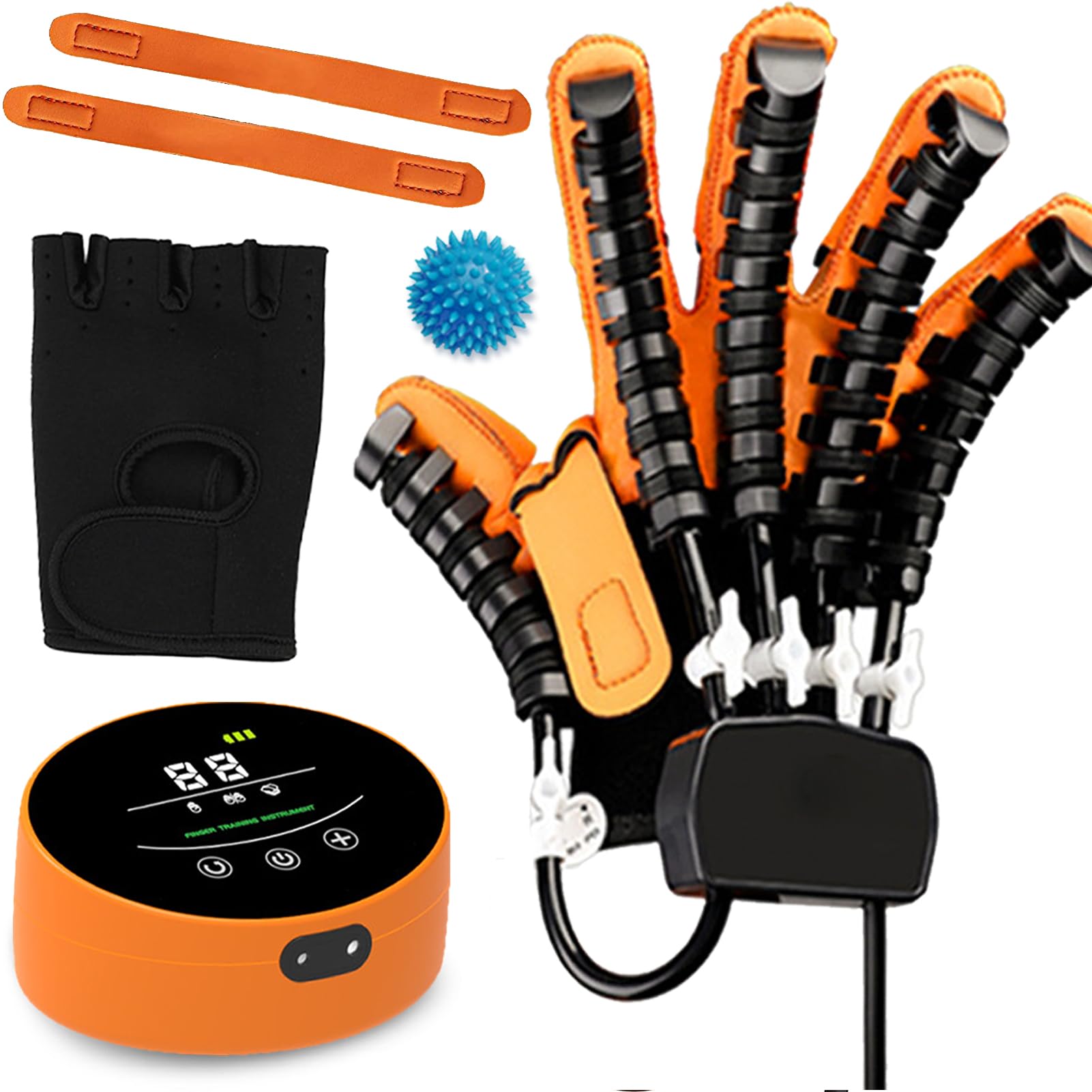 reha roboter handschuh Hand Trainingsgerät Handschuhe Physiotherapie Hände Schlaganfall Hilfsmittel für Handverletzung, Beuge und Dehnungsstörung(A:Linke Hand B:Rechte Hand)(Size:B L,Color:Orange) Drogerie & Körperpflege baseball jersey Complete or Frameset:Complete The Complete Equipment Guide