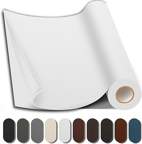 Vista 16 de Parche de reparación de cuero, parche de reparación de 17 x 79 pulgadas autoadhesivo impermeable, parches de vinilo grandes para sofás, muebles