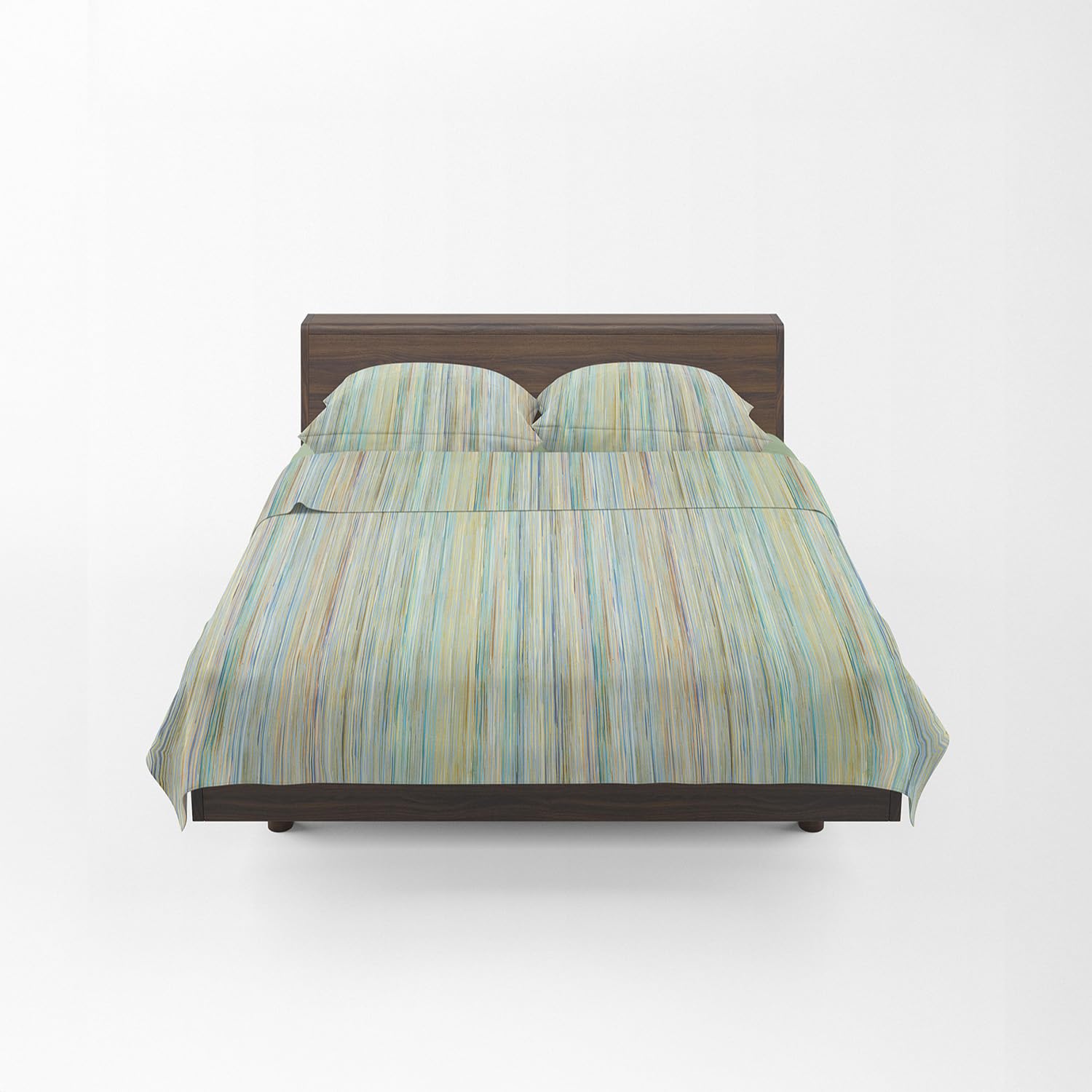 GUZZINI Classic - komplet pościeli bawełnianej perkalowej z prześcieradłem na łóżko queen size 180 x 280 cm + 1 prześcieradło z gumką, pokrowiec na materac na łóżko podwójne 125 x 200 cm, materac 30
