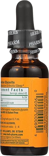 Miniatura 4 de Herb Pharm Certified Orgánico Sin Alcohol Raíz de Valeriana Glycerita para un sueño reparador - 1 onza, GLVAL01, 1 Ounce, 1, 1