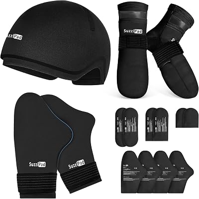 suzzipad ice Gloves and Socks for Chemo, Cooling Cap for Chemotherapy