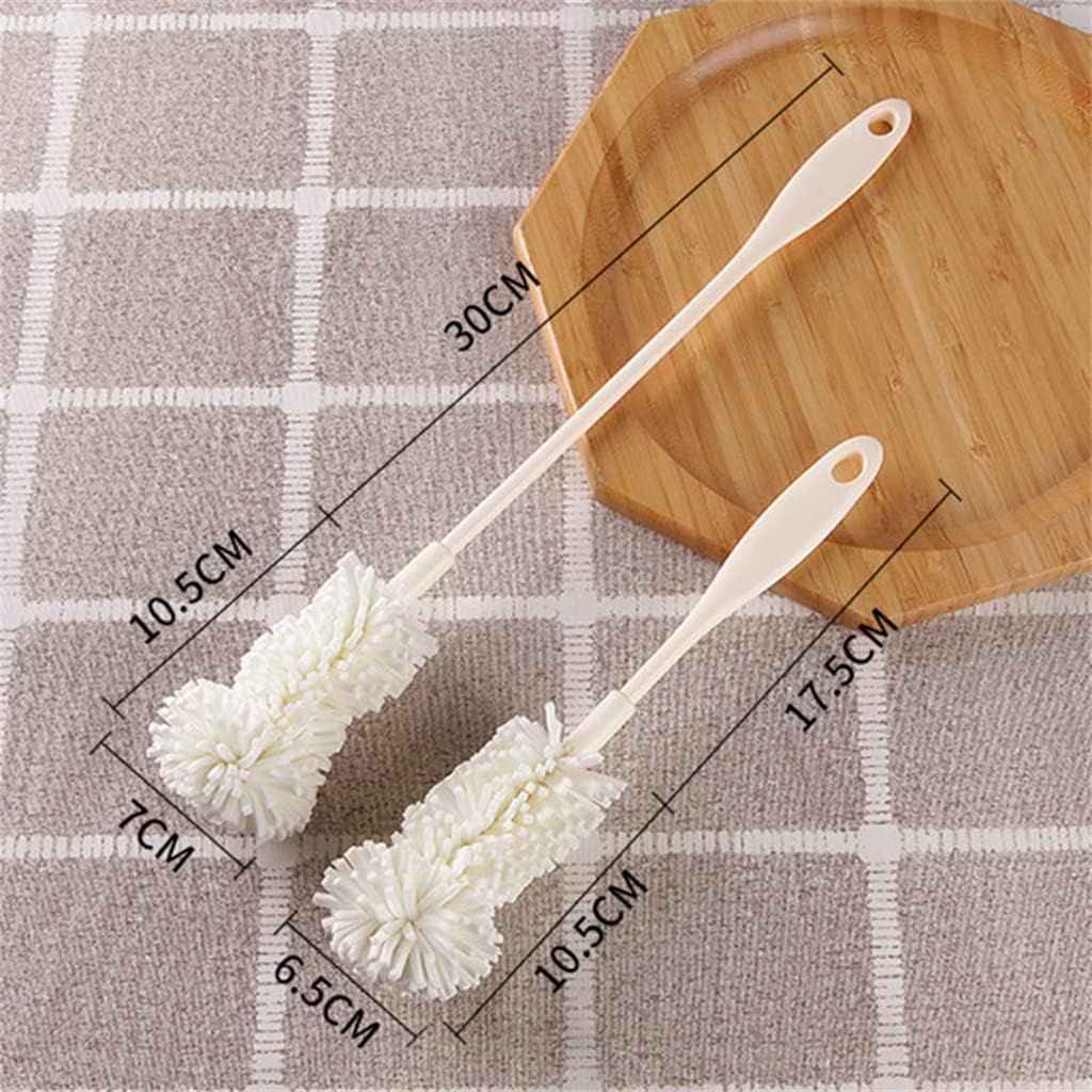 Detachable Cleaning Brush for Washing Mug Long Handle Sponge Brushes Glass Bottle Cups Tools