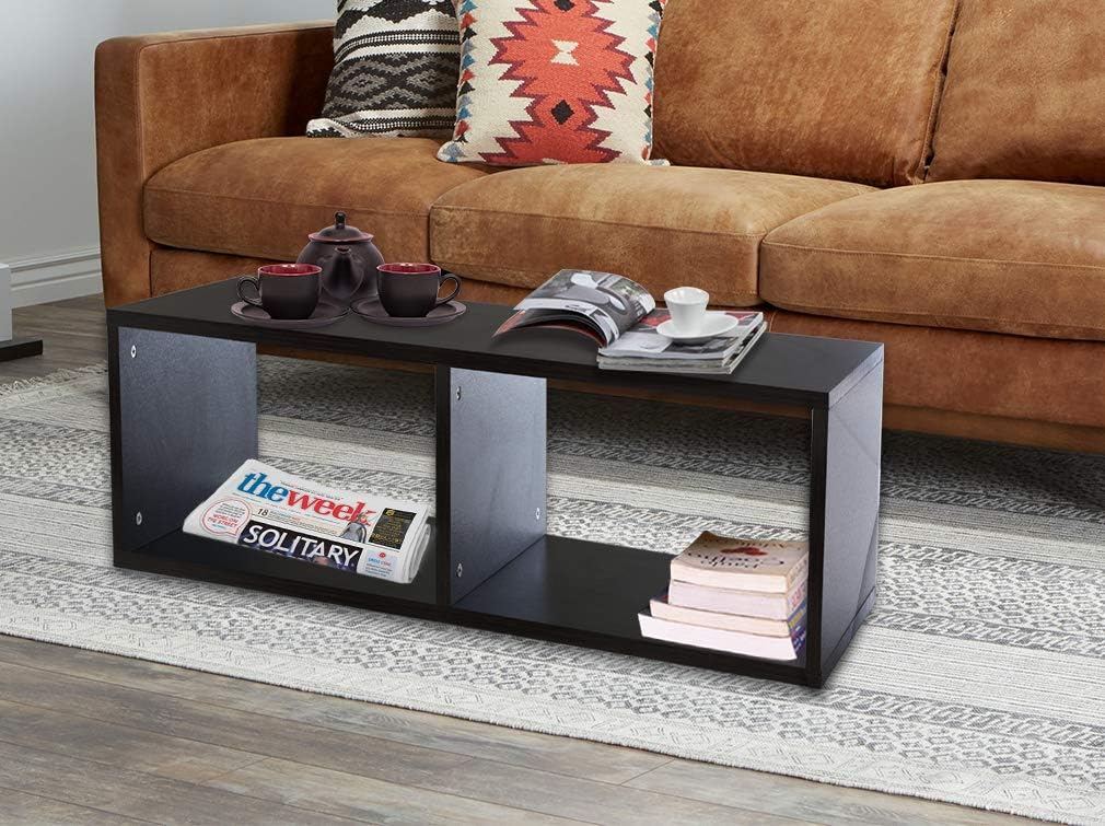 ComfyBean - Coffee Table DIY (Tetris) - Elegant Finish - Aesthetic Modern Design (Color : Dark Wenge)