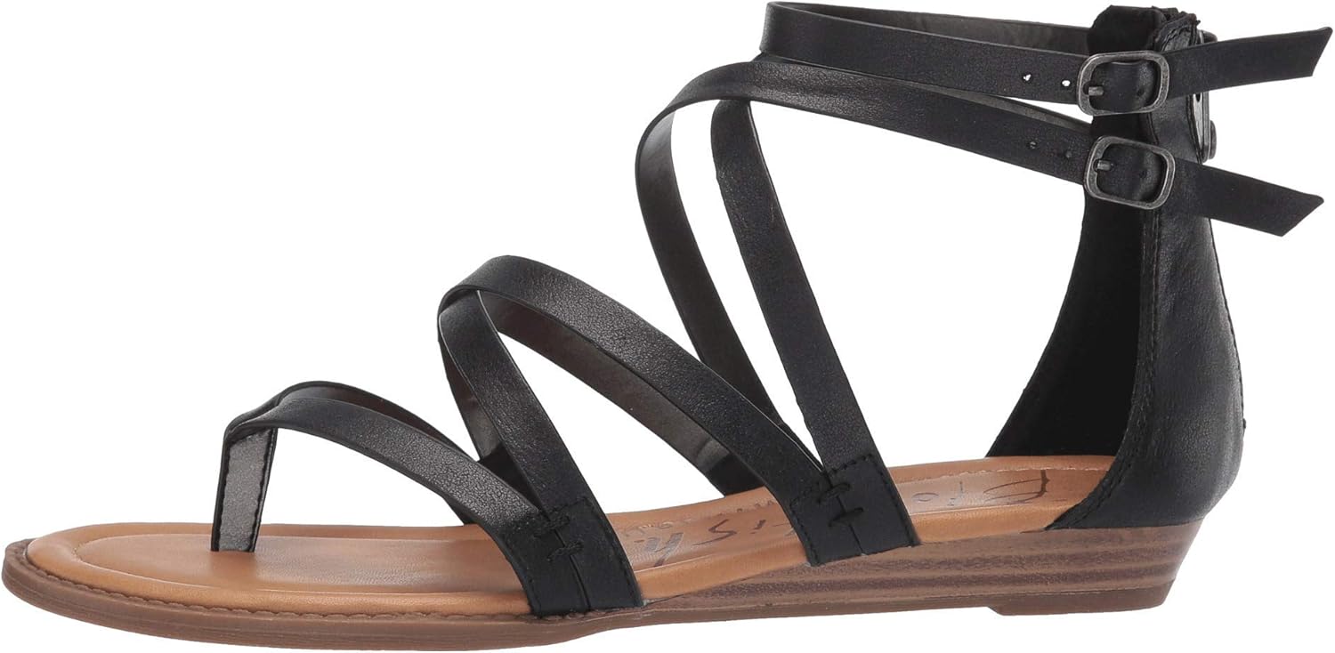 Blow fish Bangalow Black Cosmic Matallic PU Women Size 7