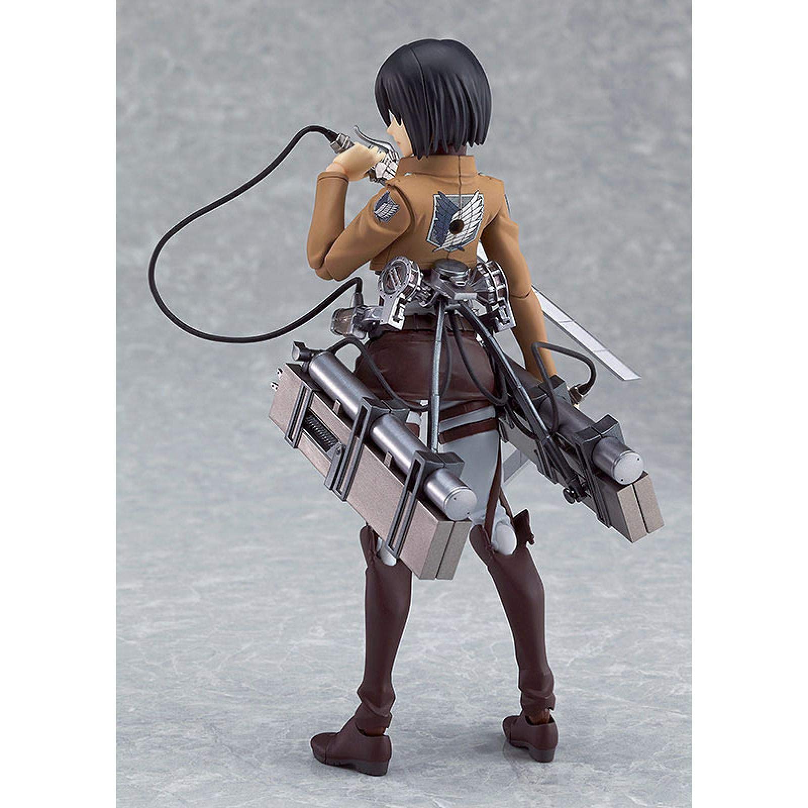Buy 15CM Anime Figure Attack on Titan Figma Eren Jaeger Mikasa Ackerman Levi Action Figure