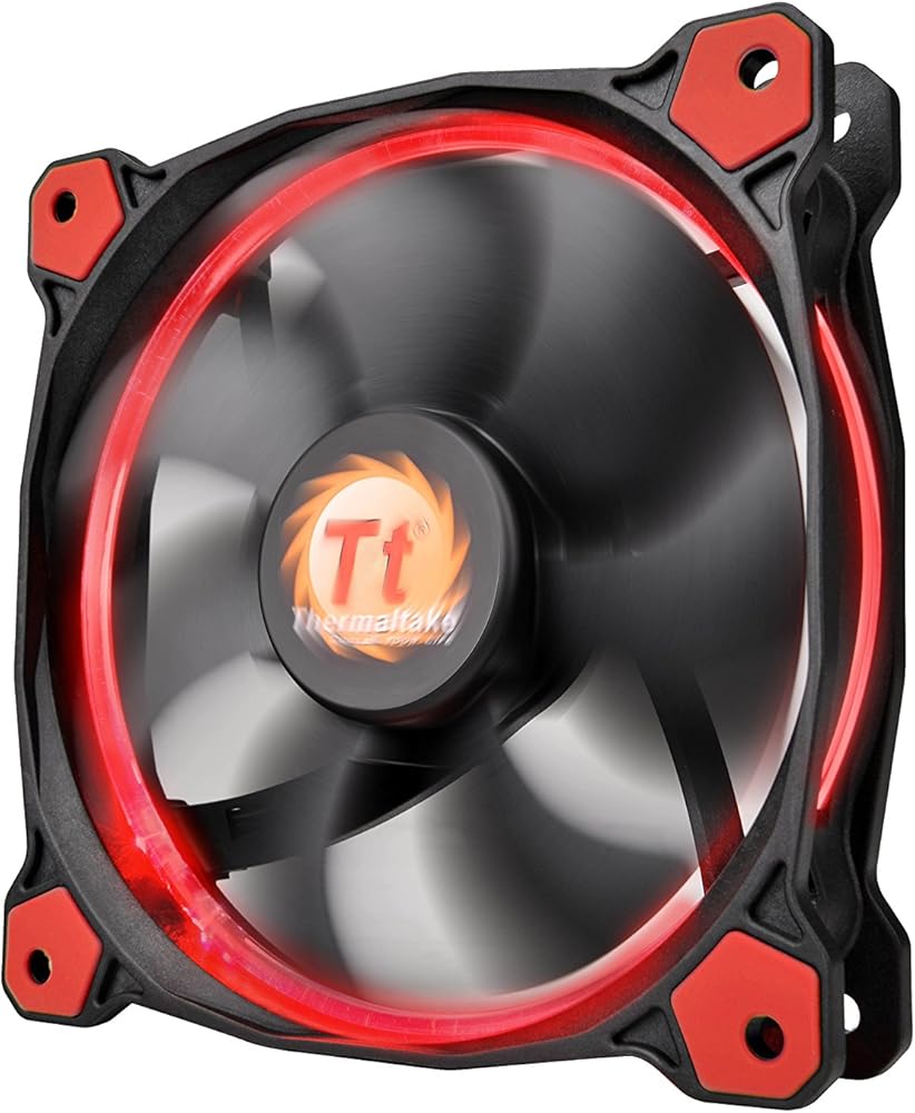 Thermaltake Ring 14 High Static Pressure 140mm Circular Ring Case/Radiator Fan with Anti-Vibration Mounting System Cooling thumbnail 4