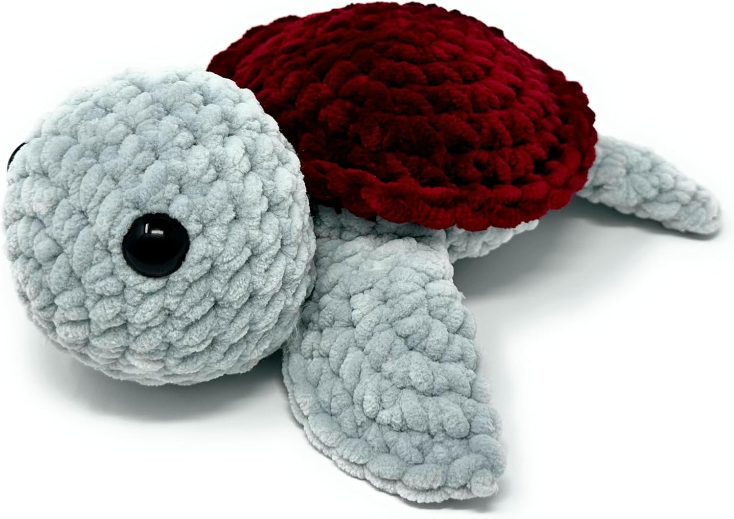 Crochet Turtle 9 inches Plushie Stuffed Animal Toy Tortoise for All Ages, Birthdays & Occasions | Cozy, Cuddly & Decorative | Nursery Props, Home & Classroom Decor (Sea Green)