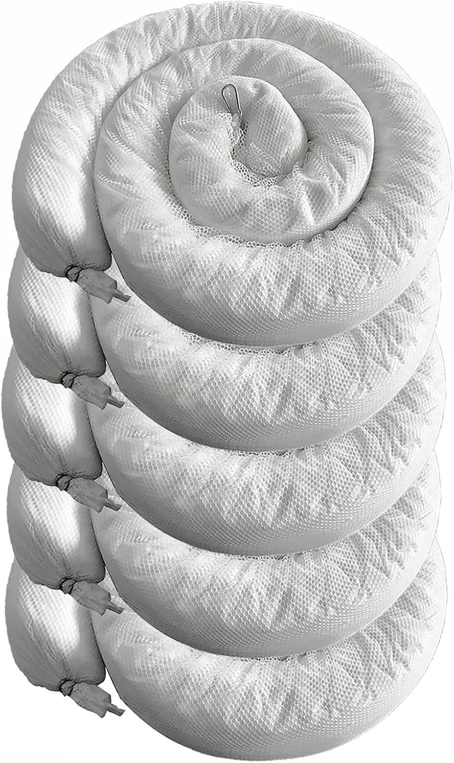 XIFENG Oil Absorbent Socks Oil Boom Soak up Oil Diesel Fuel Hydrocarbon Based Fluids, 6 Gallon (27L) Absorbency Per Sock, 5" Diameter 9.8' Length (12.7cm*3m) Clean Oil Spills(Size:Pack of 1)