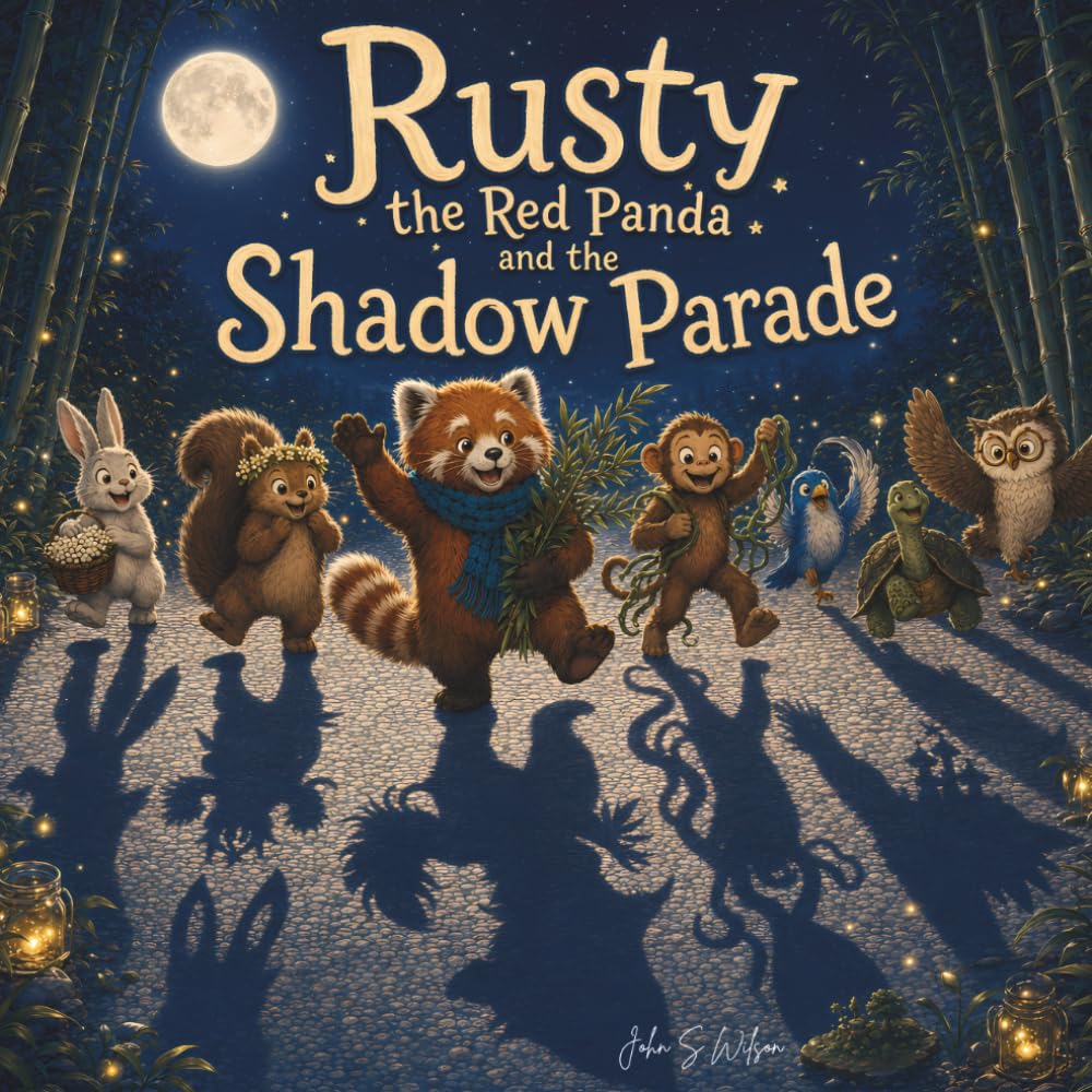Rusty the Red Panda and the Shadow Parade: A Moonlit Adventure About Creativity, Teamwork, and Understanding the Unknown