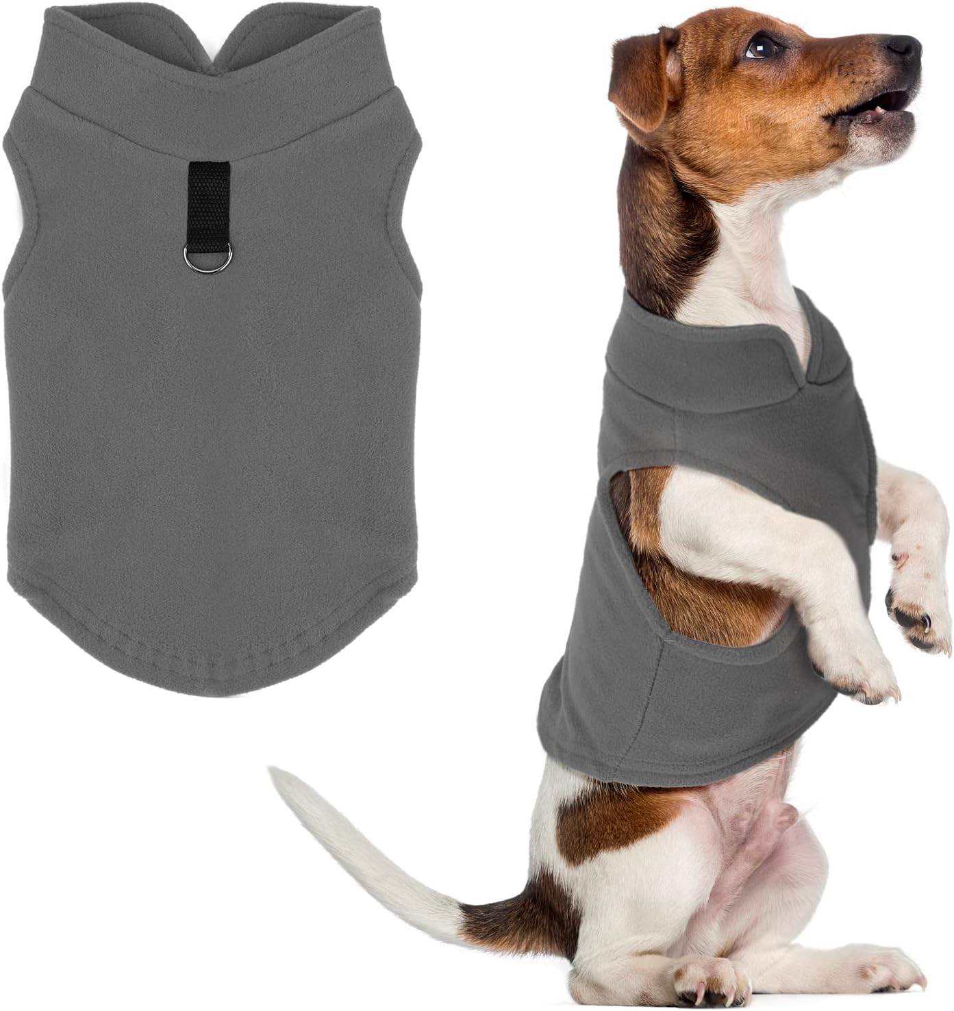 TIESOME Polar Fleece Winter Clothes Pet Vest, Dog Sweater