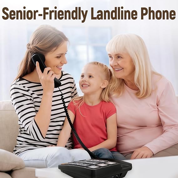 Big Button Phone for Seniors with SOS and 2 Speed Dialing Buttons
