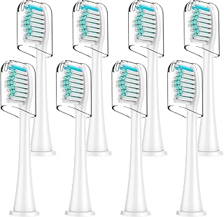 Electric Toothbrush Replacement Heads for Philips Sonicare DiamondClean C2 G2 W 4100 5100 HX9023 ProtectiveClean Plaque Control, 8 Pack